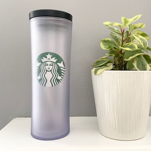 Starbucks 2010 Frosted Grande 20 oz Tumbler Cold Cup - Picture 1 of 10